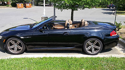 BMW : M6 Base Convertible 2-Door 2008 bmw m 6 base convertible 2 door 5.0 l metalic black w rare deep tan interior