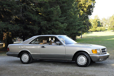 Mercedes-Benz : 500-Series 2- door pillarless coupe 1988 mercedes benz 560 sec 1 own ca car 71 k miles serviced and sorted