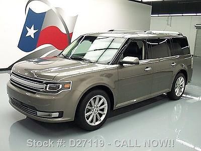 Ford : Flex LIMITED AWD 7PASS HTD LEATHER NAV 2014 ford flex limited awd 7 pass htd leather nav 31 k mi d 27119 texas direct