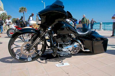 Custom Built Motorcycles : Other Custom Black 2008 Harley-Davidson Street Glide