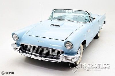 Ford : Thunderbird D Code Completely Restored - 312 V8 - TWO Tops With Rare Porthole & Soft Top -