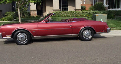 Buick : Riviera Covertible 1983 buick riviera convertible leather v 8