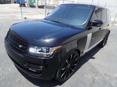 Land Rover : Range Rover HSE SUPERCHARGED 2014 land rover range rover supercharged 3 k miles fully loaded 24 lexani s