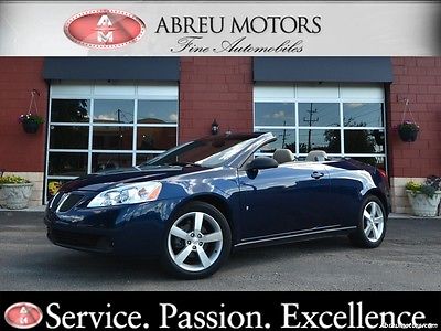 Pontiac : G6 GT Convertible Coupe 2009 pontiac g 6 gt convertible coupe one owner