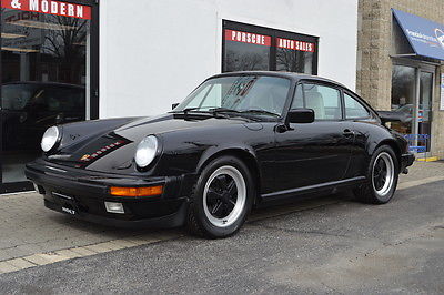 Porsche : 911 Carrera Coupe 2-Door 1988 porsche 911 carrera black coupe