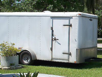 16 foot trailer. Enclosed.