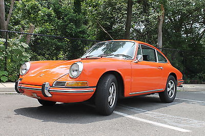 Porsche : 912 1968 porsche 912 tangerine