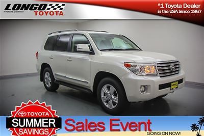 Toyota : Land Cruiser 4dr 4WD 4 dr 4 wd new suv automatic gasoline 5.7 l 8 cyl blizzard pearl