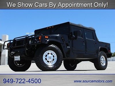 Hummer : H1 Open Top 15 k miles original pristine condition clean carfax clean title brushguard