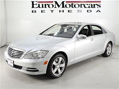 Mercedes-Benz : S-Class 4dr Sedan S550 4MATIC Mercedes Benz S Class 550 Sedan S550 4MATIC navigation awd black leather silver