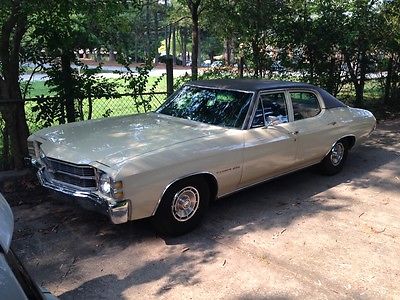 Chevrolet : Chevelle Malibu 71 chevelle malibu 350 restored to original finishes and features