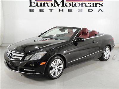 Mercedes-Benz : E-Class 2dr Cabriolet E350 RWD mercedes benz e350 black red leather convertible 13 cabriolet 11 navigation used