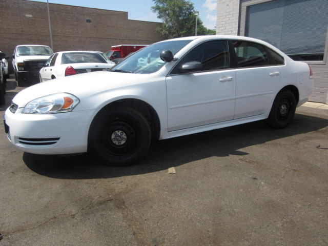 Chevrolet : Impala 4dr Sdn Poli White 9C1 Ex Police 36k Miles Former Fed Car Pw Pl Psts Cruise Nice