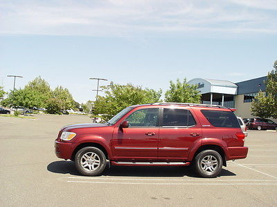 Toyota : Sequoia LIMITED 2006 toyota sequoia limited v 8 2 wd 69 k miles tow package leather side steps