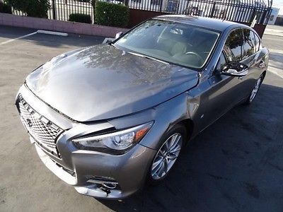 Infiniti : Q50 . 2015 infiniti q 50 repairable salvage wrecked damaged fixable project save