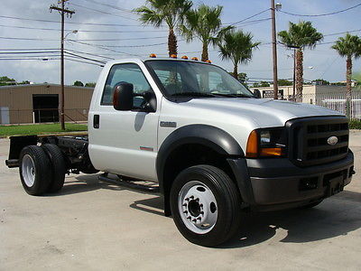 Ford : F-450 Cab & Chassis  2007 ford f 450 diesel 6.0 l 6 spd 1 owner