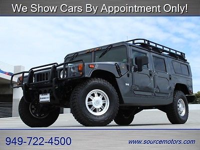 Hummer : H1 Wagon Black Diamond, Roof Rack, Brush Guard, Leather, only 15K miles