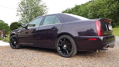 Cadillac : STS STS-4 AWD, LOADED! 2006 cadillac sts 4 awd rare metallic purple black wheels exhaust