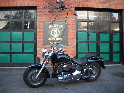 Harley-Davidson : Softail 1998 harley davidson flstc heritage softail mild custom bare bones style softail