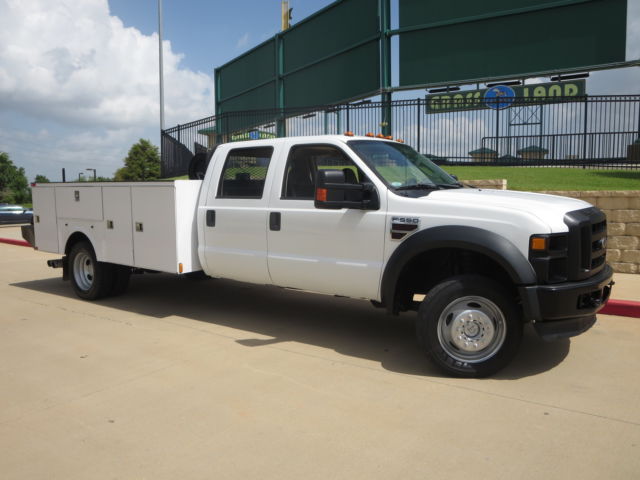 Ford : Other Pickups 4WD Crew Cab TEXAS OWN 2009 F-550 CREW CAB 4X4 ONE OWNER WITH 31 SVC 11 FOOT BED