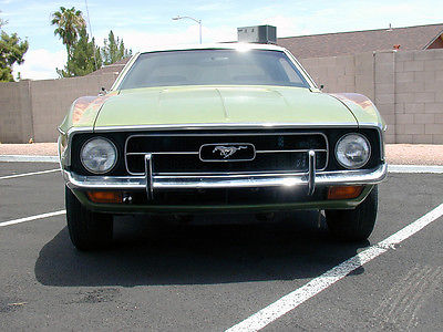 Ford : Mustang Grande 1972 ford mustang grande 2 door hardtop coupe original condition