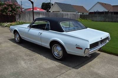 Ford : Other chrome 1968 mercury ford cougar coupe light blue 302 v 8 clean engine auto transmission