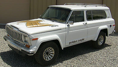 Jeep : Wagoneer Golden Eagle Tribute 1982 cherokee fjs 4 x 4 golden eagle tribute graphics new interior new mtrs