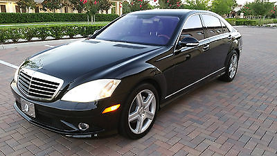 Mercedes-Benz : S-Class AMG Sport Package 2007 s 550 mercedes benz black on black fully loaded mint condition