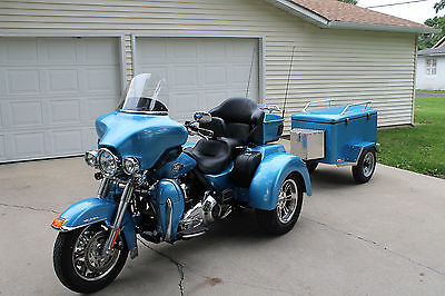 Harley-Davidson : Touring 2011 cool blue pearl harley davidson ultra classic tri glide flhtcutg