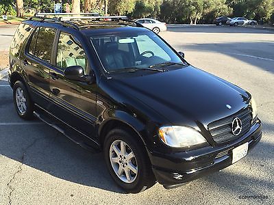 Mercedes-Benz : M-Class ML430 2000 mercedes benz ml 430 suv black charcoal fully loaded clean