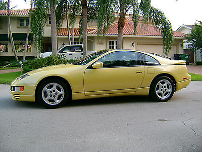 Nissan : 300ZX Base Turbo 1991 300 twin turbo super rare pearl yellow 5 spd 36000 mi mint cond