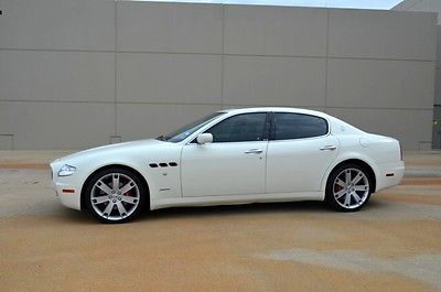 Maserati : Quattroporte SPORT GT  SERVICED! DEALER SERVICED!  CARBON FIBER OPTION |  NEW BRAKES |  NO ISSUES  |  PEARL WHITE