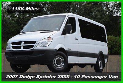 Dodge : Sprinter 10 Passenger Van 07 dodge sprinter 2500 10 passenger van 3.0 l mercedes diesel used freightliner