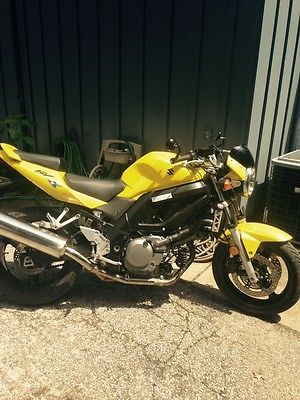 Suzuki : SV 2005 suzuki sv 650 s 1200 mi for real brite yellow never wrecked