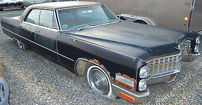Cadillac : DeVille Sedan 4 Door 1966 black cadillac sedan deville ran when parked