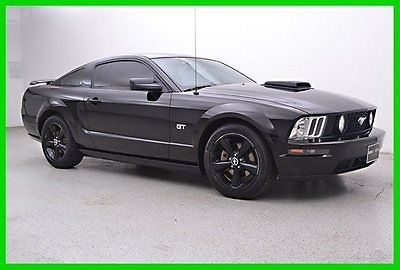 Ford : Mustang GT Premium 2007 ford mustang gt premium black on black manuel trans car w shaker hood