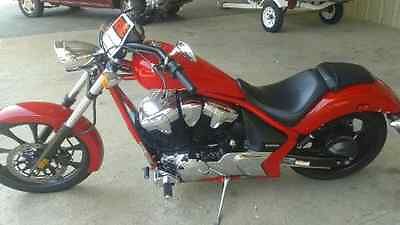 Honda : Fury 2013 honda fury motorcycle red