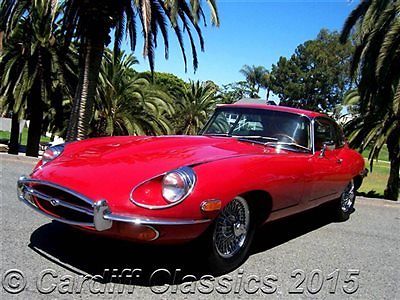 Jaguar : E-Type Series II 70 xke coupe 4 sp air conditioning restored heritage certificate california