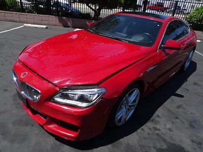 BMW : 6-Series 650i 2012 bmw 6 series 650 i repairable salvage wrecked damaged fixable project save