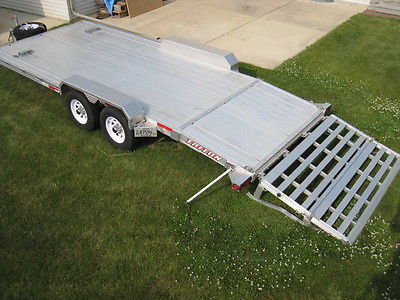 Triton All Aluminum 10,000 lb., 20 foot, Car Hauling Trailer, Like New, $6400.00