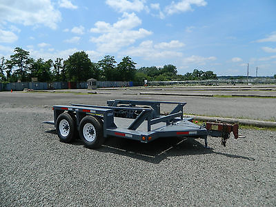 2006 JLG Triple L hydraulic drop deck equipment cargo trailer