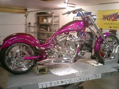 Custom Built Motorcycles : Chopper Wicked Women/Tequila Rose Custom Autographed Chopper