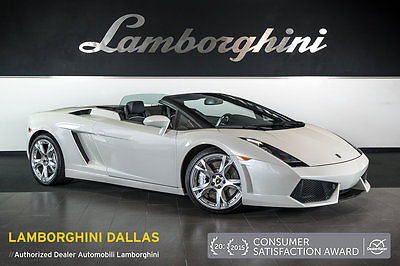 Lamborghini : Gallardo Spyder LP560 FRONT BUMPER+NAV+RR CAM+HEATED SEATS+SPORTIVE LTHR+CALLISTOS