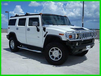 Hummer : H2 Base Sport Utility 4-Door 2005 hummer h 2 v 8 4 wd sunroof 3 rd row clean title brush guard