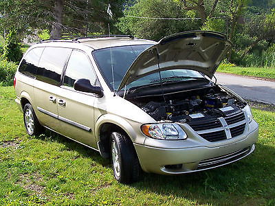 Dodge : Grand Caravan Black 2007 dodge grand caravan auto 83 k miles clean carfax warranty tow roof rack ac
