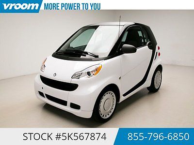 Smart : fortwo pure Certified 2012 8K MILES 1 OWNER 2012 smart fortwo pure 8 k miles bucket seats aux usb 1 owner clean carfax vroom