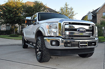 Ford : F-250 Lariat Crew Cab 4x4 Fx4 2013 navigation leather heated cooled v 8 6.7 diesel 56 k miles