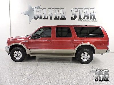 Ford : Excursion Limited 4WD V10 2001 excursion limited 4 wd v 10 loaded xnice gps leather allpower texas 120 kmiles