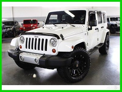 Jeep : Wrangler Unlimited Sahara 2012 jeep wrangler sahara 1 owner carfax certified automatic navigation 4000 in
