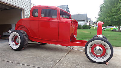 Ford : Other five window 1932 ford five window project car new painted fiberglass body on chrome chassis